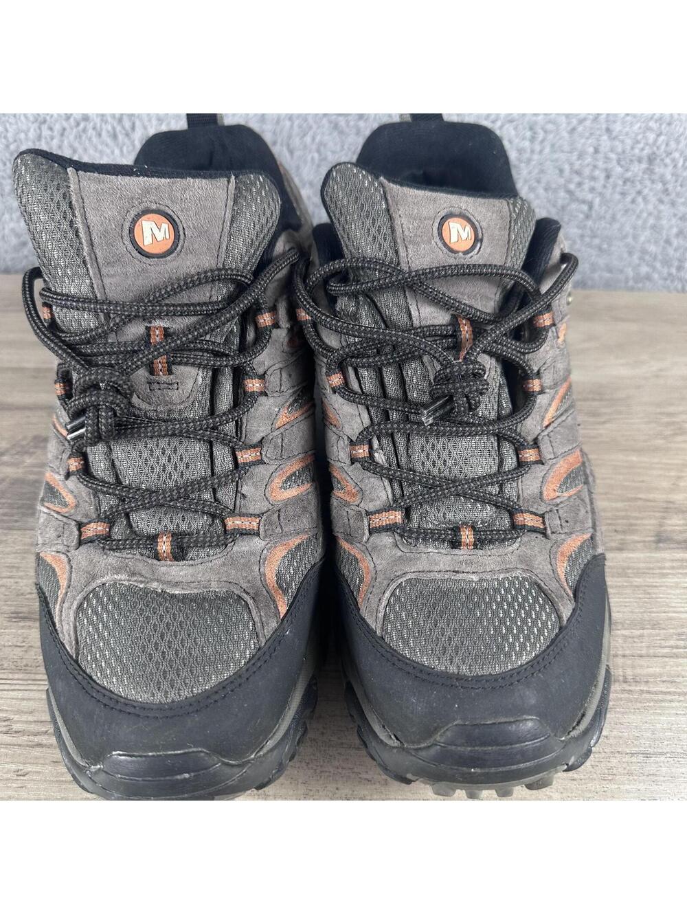 Merrell Men's Gray/Brown Waterproof Hiking Shoes Size 11.5